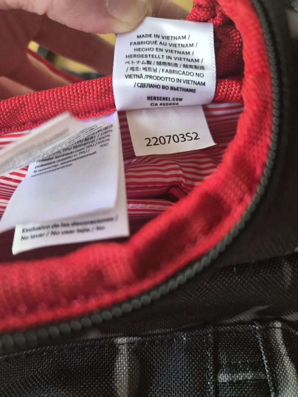 Herschel Supply Co. Settlement Sprout Diaper Bag Backpack Tie Dye Check